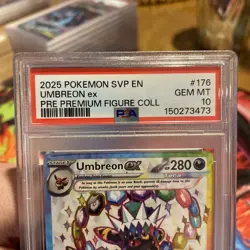 2025 Pokemon SVP EN-SV Black Star Promo Umbreon EX #176 Pre Premium PSA 10 - Image 4