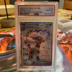 2025 Pokemon SVP EN-SV Black Star Promo Umbreon EX #176 Pre Premium PSA 10 - Image 5