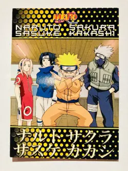 Sasuke Sakura Kakashi Naruto Card 2002 No. 4 Very Rare From Japan ENSKY F/S - Image 1