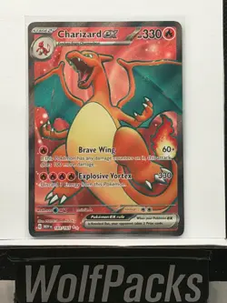 Pokemon Scarlet & Violet 151 MEW EN - Charizard ex 183/165 Ultra Rare Holo - Image 1