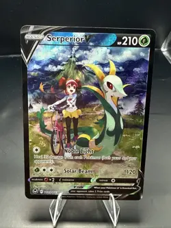 Pokemon - Serperior V - TG13/TG30 SWSH12: Silver Tempest Trainer Gallery - NM - Image 2