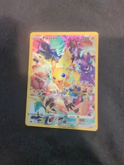 Pokemon TCG Pikachu Secret Rare Full Art Holo 70 HP Crown Zenith 160/159 - Image 1