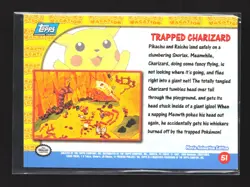Pokemon Topps Pikachu's Vacation #51 Trapped Charizard - Image 2