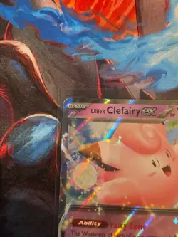 Pokemon Lillie's Clefairy ex (56/423) Journey Together NM HOLO - Image 2