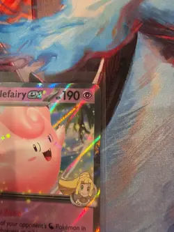 Pokemon Lillie's Clefairy ex (56/423) Journey Together NM HOLO - Image 3