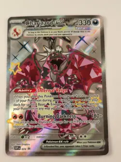 🔥 Pokemon Charizard ex 074/SVP EN Promo Full Art Holo – NM/Mint 🔥 - Image 1