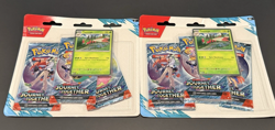 LOT of 2 Pokemon Journey Together Tech Sticker Packs (6 Total Boosters) 170762 - Image 2