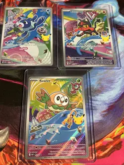 Pokemon First Partner Collection Alolan Starters - Litten, Rowlet, Popplio - Image 1