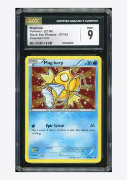 Pokemon CGC 9 Magikarp Promo 2016 XY143 XY Promo English - Image 1