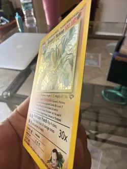 Pokemon TCG Giovanni's Machamp Holo 1st Class Edition Holo Rare Gym Challenge Nm - Image 5