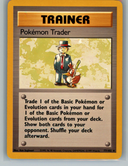Base Set Pokemon TCG WOTC Pokemon Trader 77/102 - Image 1
