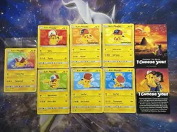 Ash’s Pikachu I Choose You Movie Promo - Set Of 7 SM108-114 Pokemon TCG - NM - Image 1