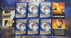 Ash’s Pikachu I Choose You Movie Promo - Set Of 7 SM108-114 Pokemon TCG - NM - Image 2