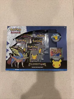 Pokemon TCG 25th Anniversary Celebrations Zacian Pin Box Exclusive Brand New - Image 1