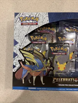 Pokemon TCG 25th Anniversary Celebrations Zacian Pin Box Exclusive Brand New - Image 2