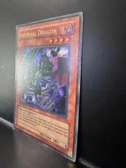 Yu-Gi-Oh! YuGiOh Infernal Dragon DP04-EN010 1st Edition Ultra Rare MP+ - Image 2