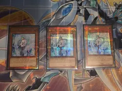 X3 Yu-Gi-Oh! Effect Veiler 1st Ed. RA01-EN003 Quarter Century Secret Rare - Image 1