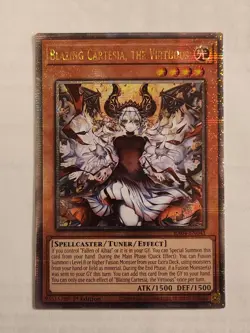 Yu-Gi-Oh! Blazing Cartesia the Virtuous RA04-EN041 1st Ed QCR Quarter Century - Image 1