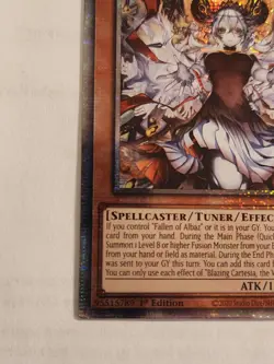 Yu-Gi-Oh! Blazing Cartesia the Virtuous RA04-EN041 1st Ed QCR Quarter Century - Image 4