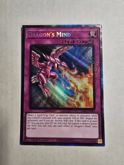 RA05-EN082 Dragon's Mind Collector's Rare 1st Ed YuGiOh - Image 1