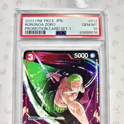 PSA 10 Roronoa Zoro St01-013 Matching Battle One Piece Japanese Gem Mint - Image 2