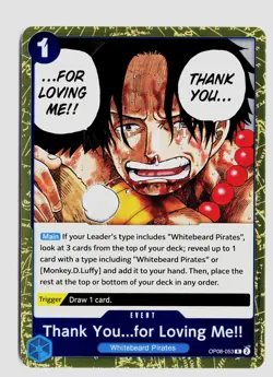 Thank You...for Loving Me!! OP08-053 Foil R One Piece NM - Image 1
