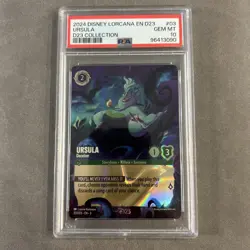 2024 Disney Lorcana En D23 Collection #03 Ursula PSA 10 GEM MINT - Image 1