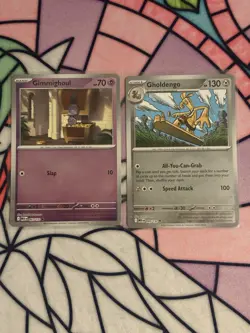 Pokemon TCG Gimmighoul Gholdengo MEG 067/132 099/132 Lot 2 Cards Holo - Image 1