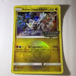 Pokemon TCG - Reshiram Zekrom & Kyurem Jumbo Card Promo Card 2018 - Image 1