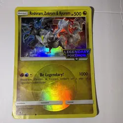 Pokemon TCG - Reshiram Zekrom & Kyurem Jumbo Card Promo Card 2018 - Image 2