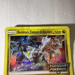 Pokemon TCG - Reshiram Zekrom & Kyurem Jumbo Card Promo Card 2018 - Image 3