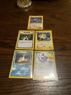 Vintage Pokemon Card Lot Heavy To Moderate Play - Image 1