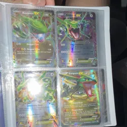 Pokemon-EX Holo Lot Rayquaza EX XY69, XY73, XY74, XY75 4 Cards XY Set English - Image 1