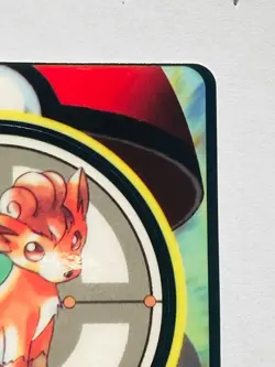 Vulpix Pokemon Sealdass Card No. 037 From Japan 1997 Vintage Bandai F/S - Image 3