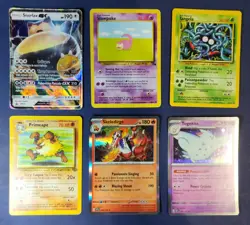 Damaged Pokemon Card Lot 6 Cards DMG2 - Image 1