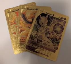 Lot Of 23 Gold Pokemon Card Replicas, LOOK & FEEL GREAT A Collectors Must Have - Image 1