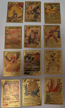 Lot Of 23 Gold Pokemon Card Replicas, LOOK & FEEL GREAT A Collectors Must Have - Image 3