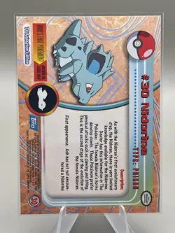 Pokemon Card Nidorina #30 TOPPS Series 1 Blue Logo 1st Print NEAR MINT Non-Holo! - Image 2