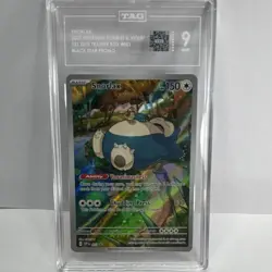 Pokemon Snorlax 051 Black Star Promo Sv: Scarlet & Violet TAG 9 Holo Card 2023 - Image 1