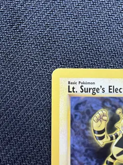 Lt. Surge's Electabuzz - 27/132 - Pokemon Gym Heroes Unlimited Rare Card WOTC LP - Image 2
