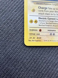 Lt. Surge's Electabuzz - 27/132 - Pokemon Gym Heroes Unlimited Rare Card WOTC LP - Image 5
