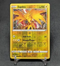 Zapdos Rare Reverse Holo Lightning Vivid Voltage Pokemon TCG Card 048/185 - Image 1