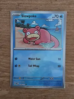 Slowpoke 18/131 Masterball Reverse Holo Card - Pokemon Prismatic Evolutions NM - Image 1