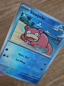 Slowpoke 18/131 Masterball Reverse Holo Card - Pokemon Prismatic Evolutions NM - Image 3