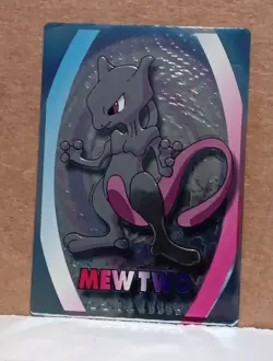 Pokemon Japanese Meiji Mewtwo Embossed Promo Foil Get Card 1999 - Image 1