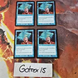 MTG Mental Note X4 Judgment Card MTG LP - Image 1