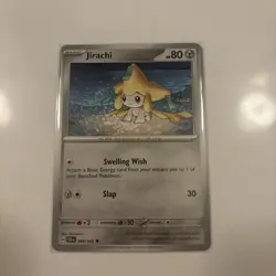 Pokemon Stellar Crown Jirachi Regular Uncommon Card - Image 1