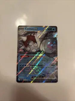 Cetitan ex 65/182 Holo Double Rare Card - Pokemon TCG - Destined Rivals - NM - Image 1