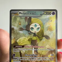 Meloetta EX Black Bolt Special Illustration Rare Pokemon TCG Card 167/086 - Image 2