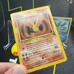 1999 Pokemon Articuno Zapdos Moltres Fossil Card Set Unlimited - LP / MP - Image 5